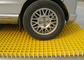 黄色い色の試供品に火格子を付ける38MMの角目のプラスチック床 サプライヤー