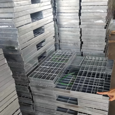 HDG Anti-Slip International Standard Steel Grating for Steel Platform/Walkway Mesh Panel/Flooring 高品質の炭素鋼の溶接棒の金属格子