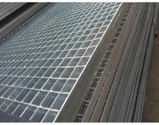 HDG Ocean Platform Anti Slip Serrated Steel Grating Galvanized Steel Grating
