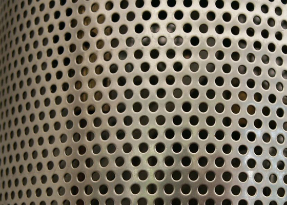 スライバによって電流を通される穴があいた金属の網ISO9001の承認2mmの円形の穴